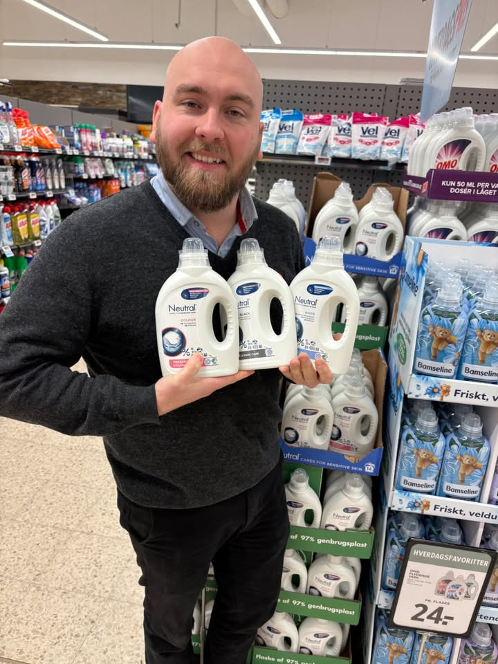 Meny Hobro tilbyder Neutral vaskemiddel til halv pris 