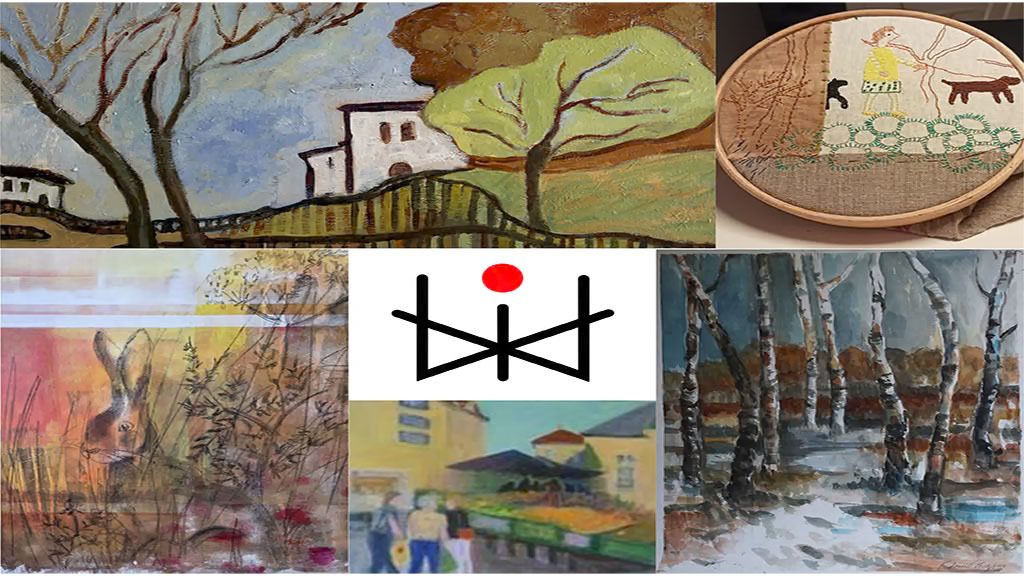 Kunstnergruppen LIV udstiller i påsken på Øland Medborgerhus