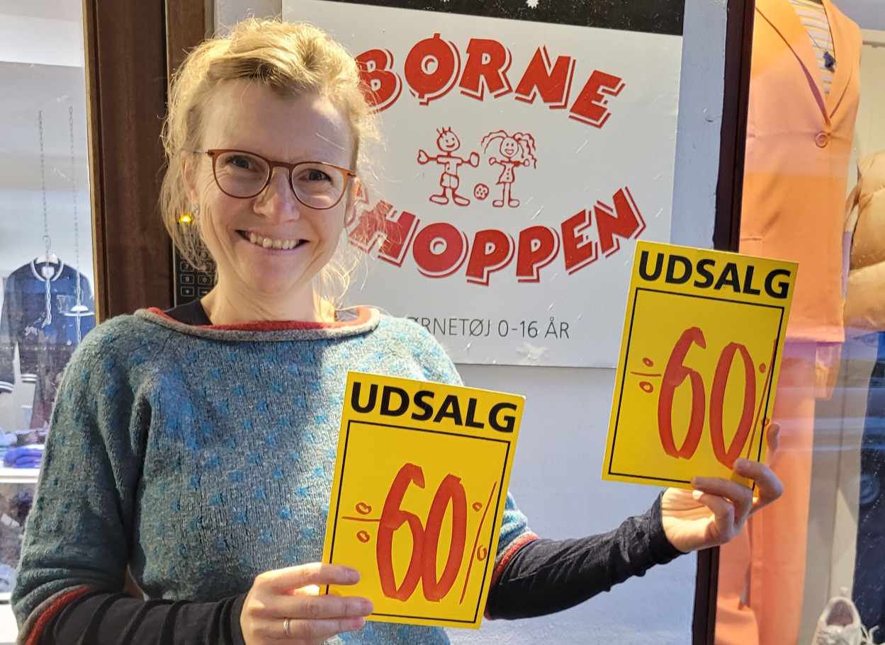Slutspurten er indledt: Få -60% på udsalg i Børneshoppen/STARS!
