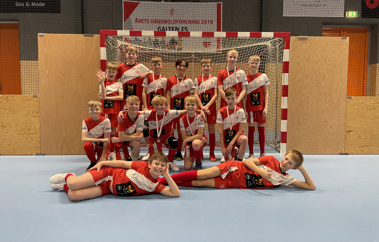 Søvind GIF/Hovedgård IF's U13-drenge tog sølv og bronze i weekendens Regionsfinaler