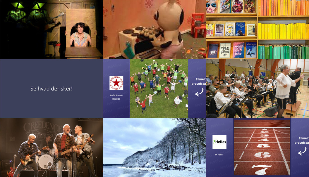 Weekenden i Roskilde: Teater, film, musik og motion