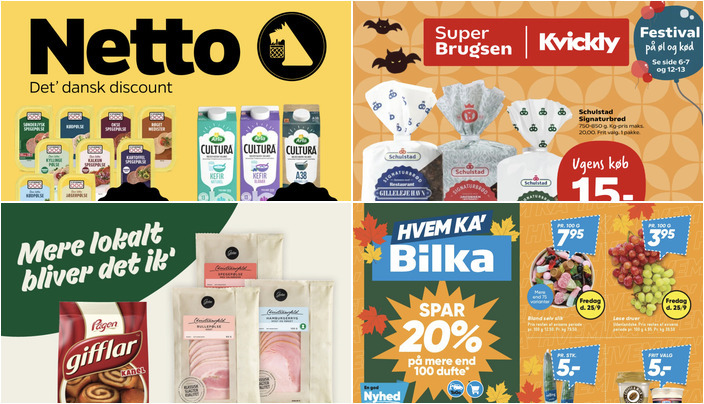 Gode tilbud: Bland selv slik til 7,95 kr. pr. 100 g og Xtra! pasta til 3,65 kr. pr. pose