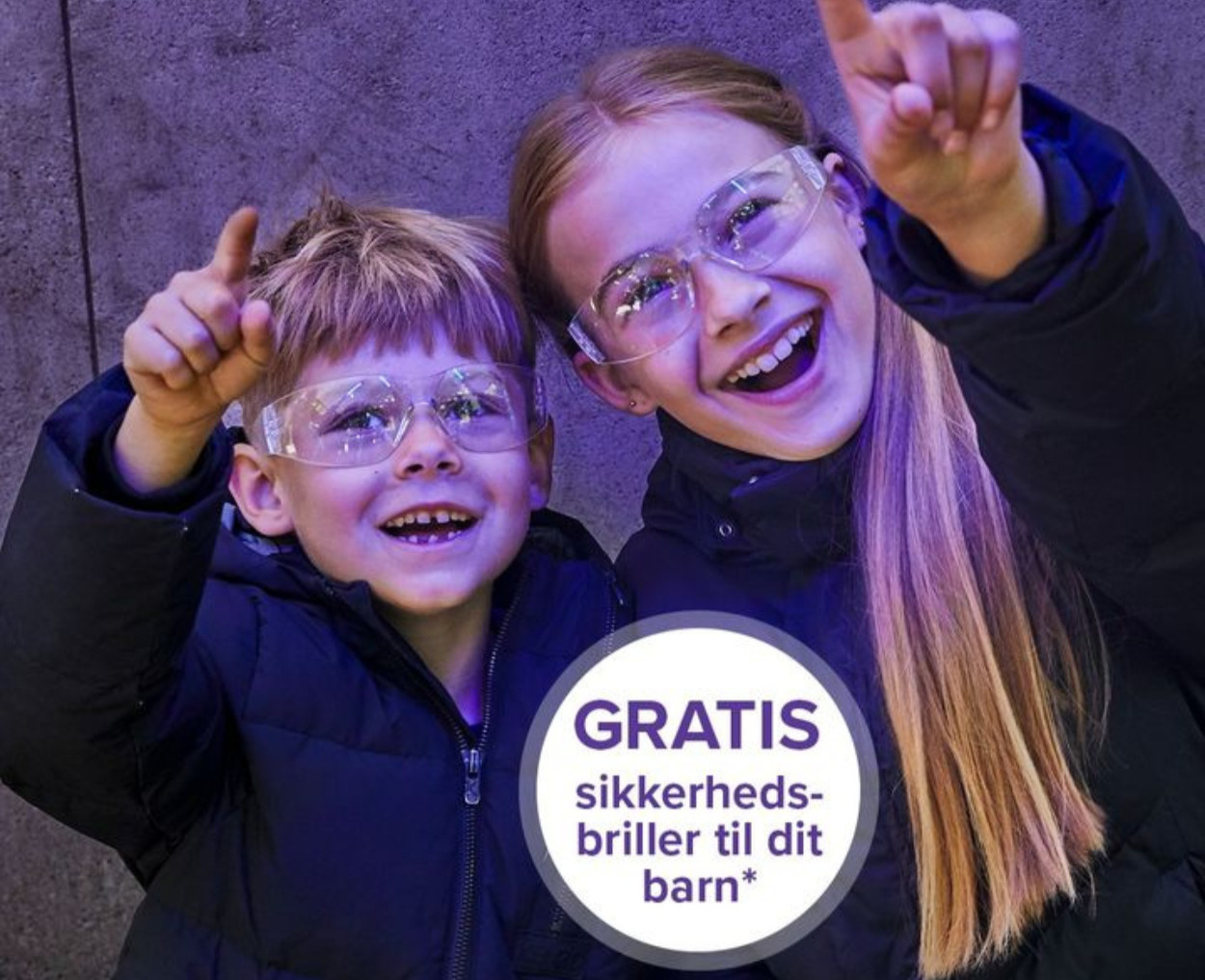 NYT SYN Kirkegade tilbyder gratis sikkerhedsbriller til børn i anledning af nytårsfejringen