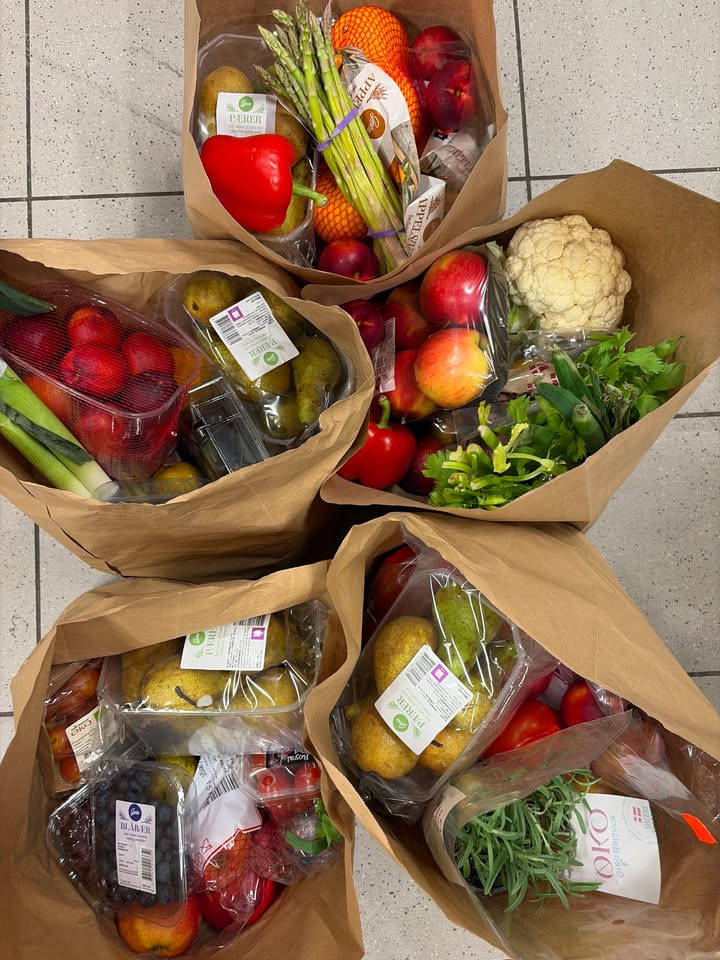 MIN KØBMAND I ASP sælger frugt og grønt poser til 45 kr.