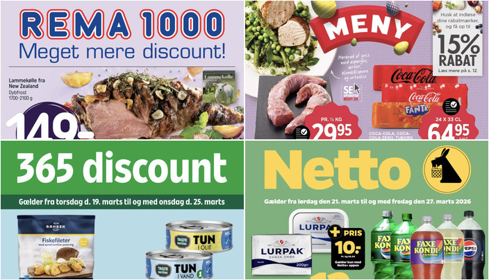 Rahbek fiskefileter til kun 12 kr. og Dava skrabeæg til 12 kr. - tjek de lokale tilbud