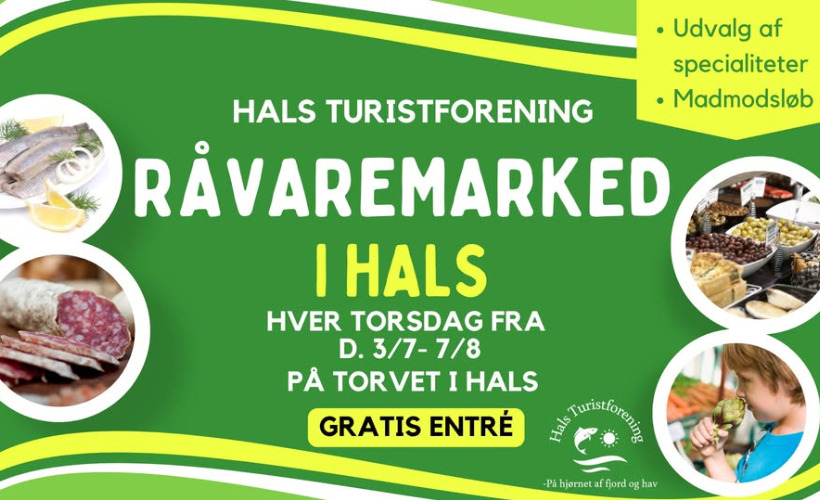 Sommerens råvaremarked i Hals: En oplevelse for hele familien
