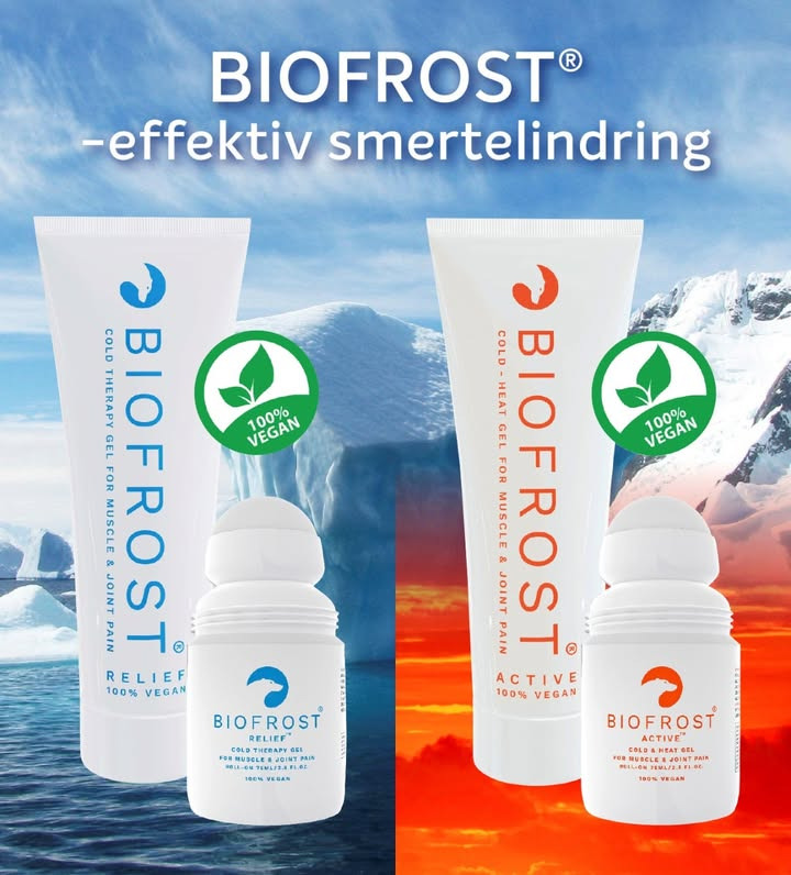 Ikast Apotek tilbyder Biofrost smertelindring til muskler og led