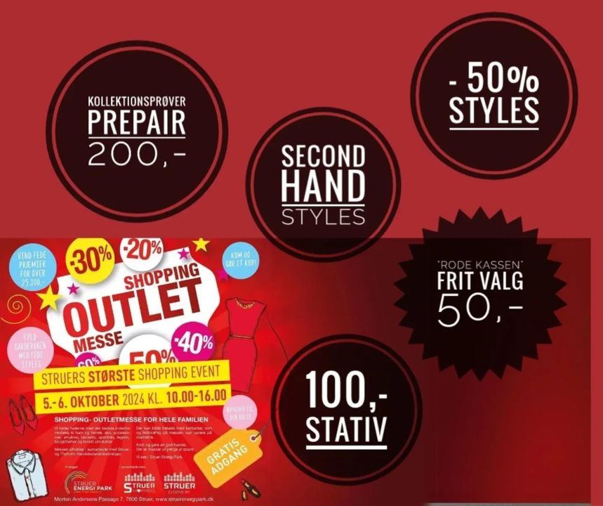 Lux By Jakobsen præsenterer messe tilbud på Struers største shopping & outlet messe i Energiparken