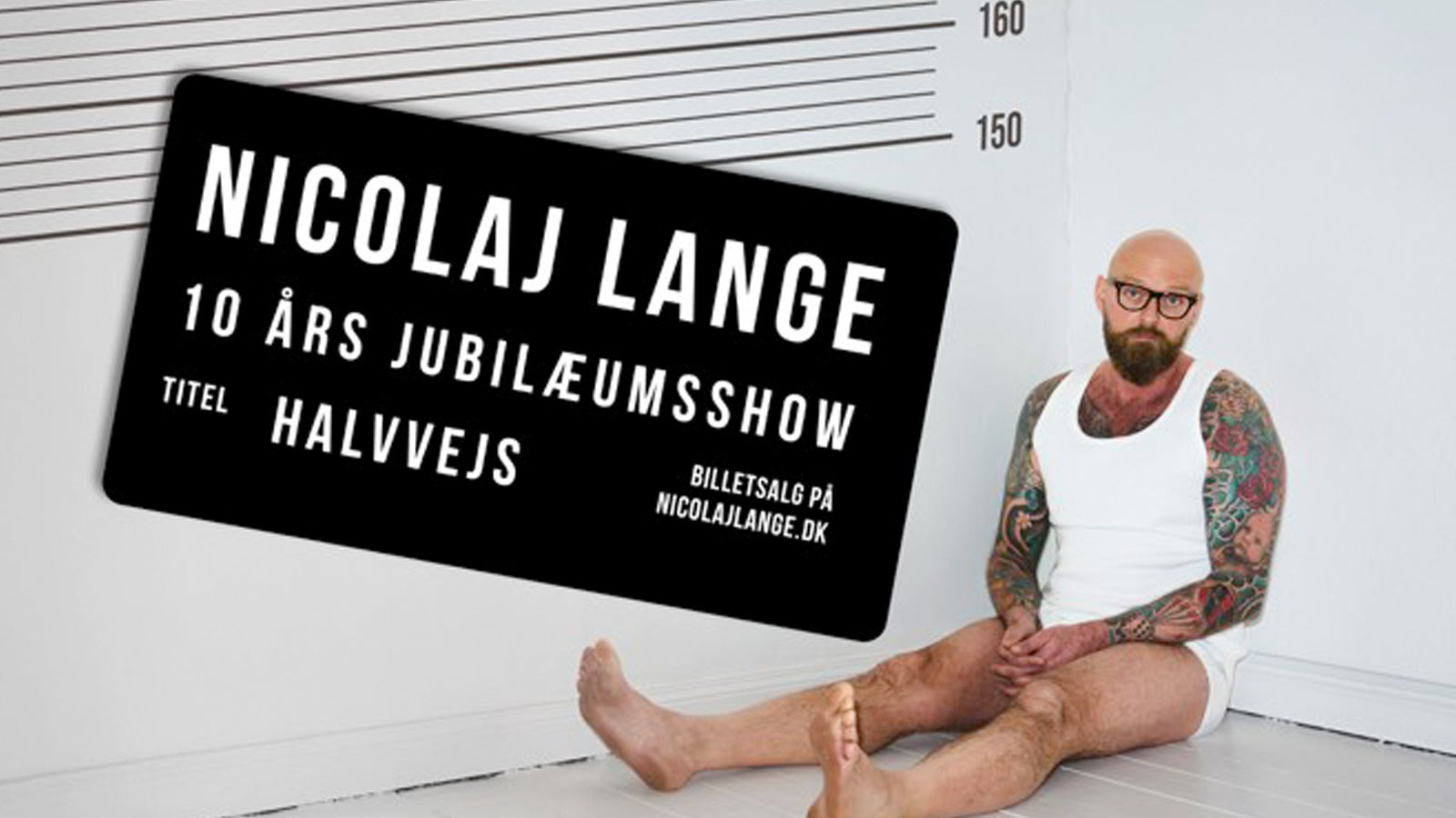 Nicolaj Lange fejrer 10 år med stand-up i Hjørring