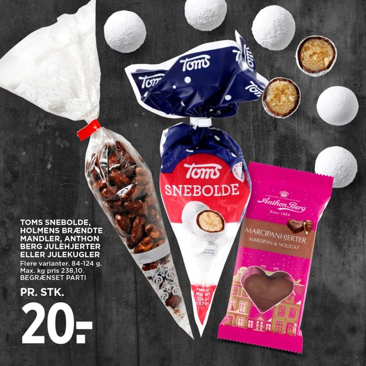 Meny Randers: Start julestemningen med Toms snebolde til specialpris i denne uge