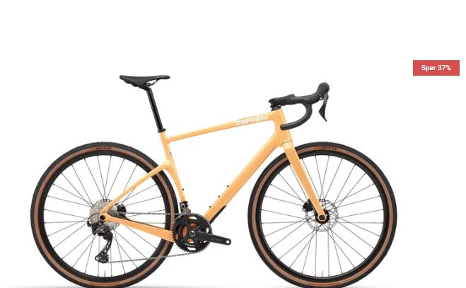 Sæby cykler præsenterer Cervélo Áspero GRX RX610 gravel bike i ny fersken & creme finish