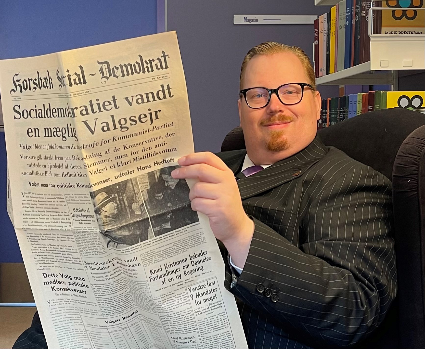 Matador-litteratur på Pandrup Bibliotek