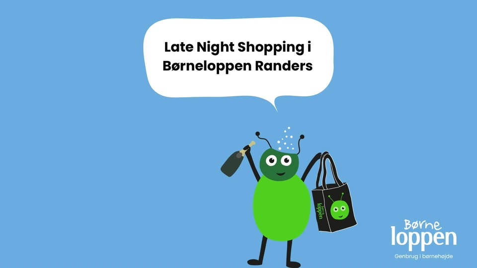 Late Night Shopping i Randers: Fejr børnepengene hos Børneloppen