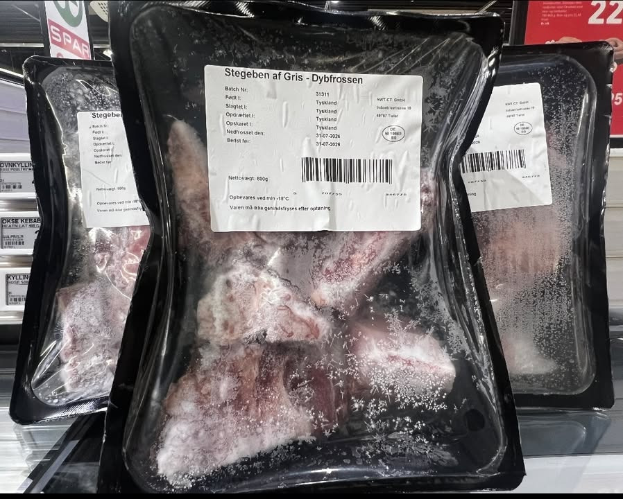 Spar Fårup tilbyder stegeben på frost til onsdagstilbud