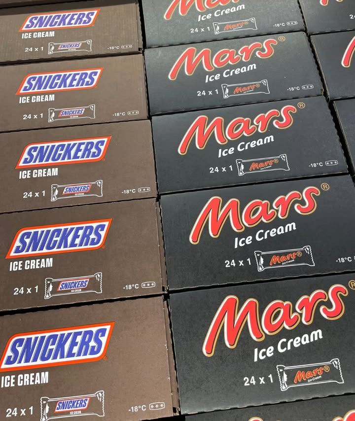 SPAR Nørrebro Hjørring tilbyder en kasse Mars og Snickers is til 99,95 kr.
