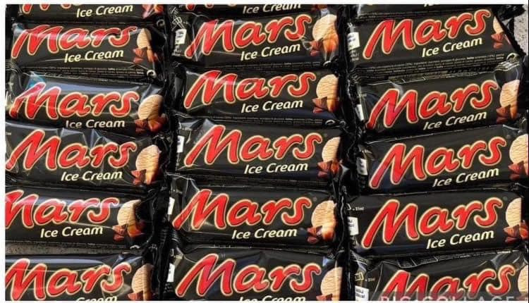 Unikt tilbud hos Min Købmand Øster Bjerregrav: 24 stk. Mars Ice cream for kun 99,95 kr. pr. kasse