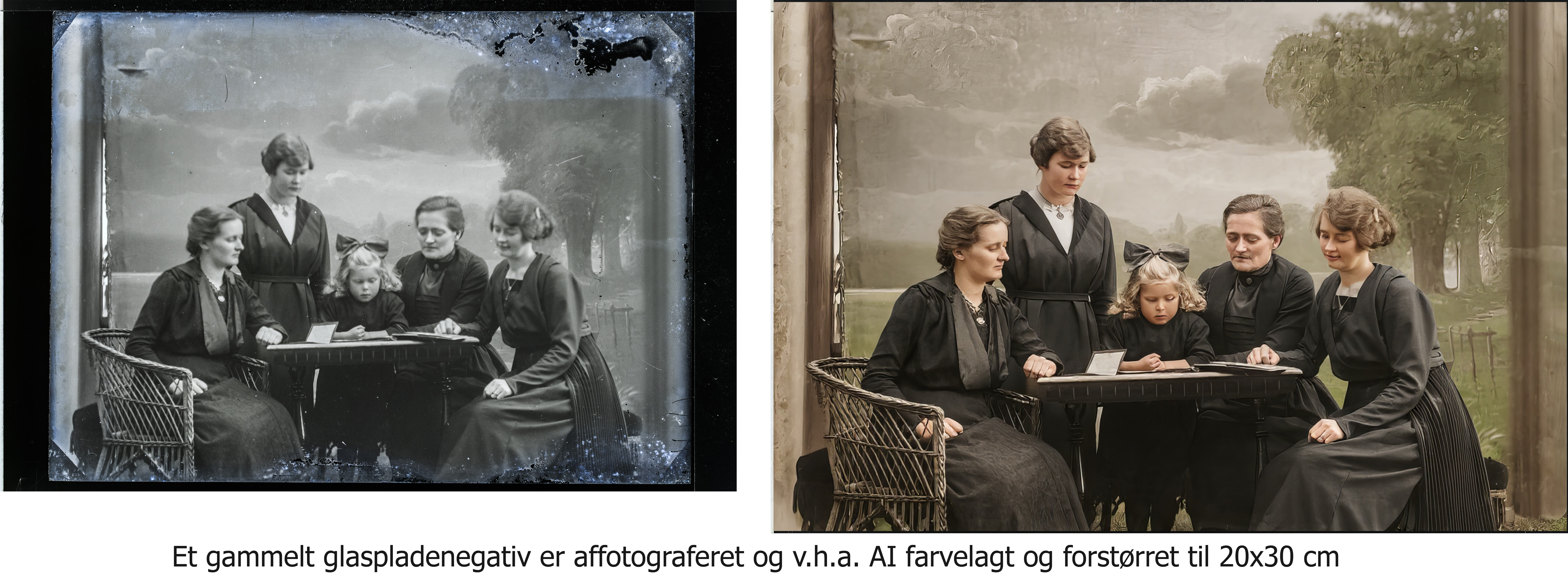 Sådan kan kunstig intelligens – AI – forvandle dine gamle familiefotos til perfekte julegaver