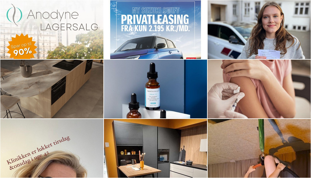 Nyt fra Vejle Løve Apotek, C-Beauty and Care v/C. Omann Clemmensen, Lagersalg.com og 6 andre