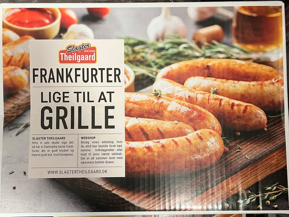 Spar Fårup tilbyder frankfurter fra slagter Theilgaard til fantasipris i weekenden