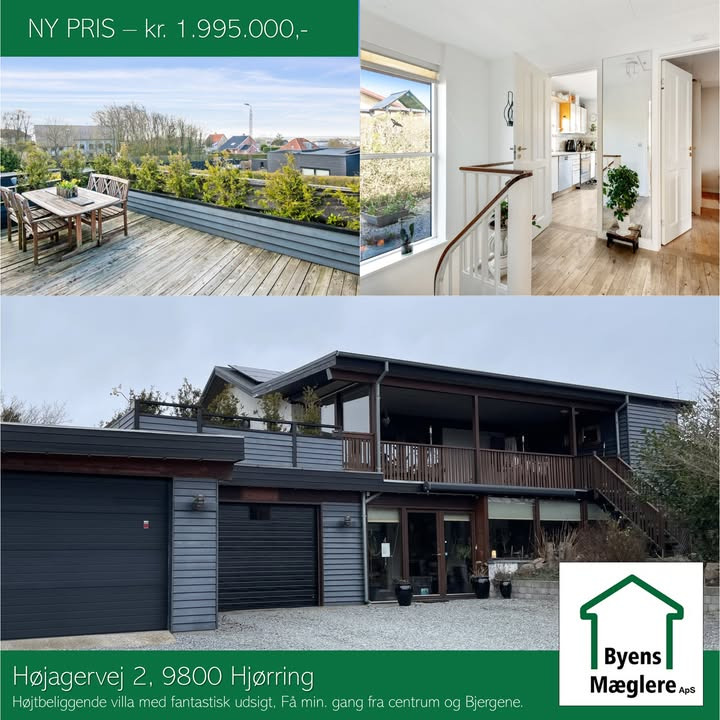 Byens Mæglere ApS: Spar 100.000 kr. på villa i Hjørring med unik beliggenhed