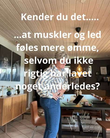 Klinik Dalen forklarer, hvorfor muskler og led kan blive mere ømme