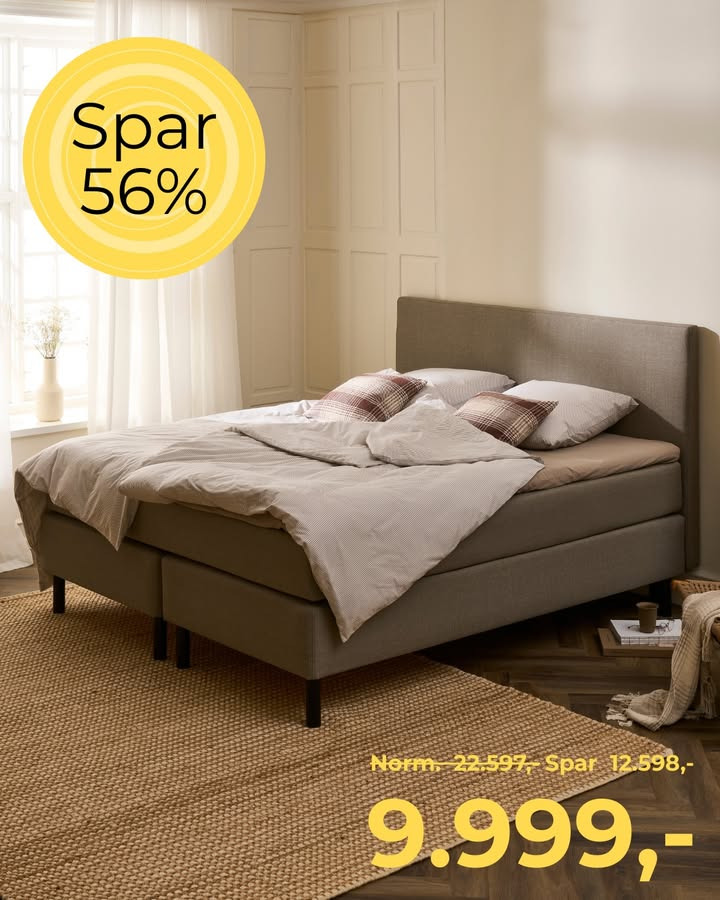 Møblér med Kumo Holstebro lancerer Amour Special Edition kontinentalseng til særpris