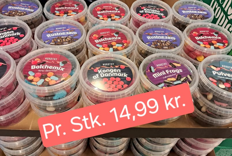 Spar Valsgård tilbyder Nordthy bolcher til ja tak-pris 