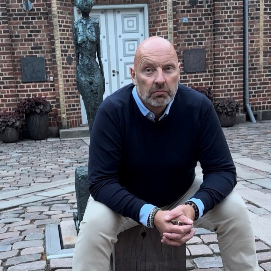 Portræt af lokale André Jacquet som lige nu har mange spændende projekter i gang