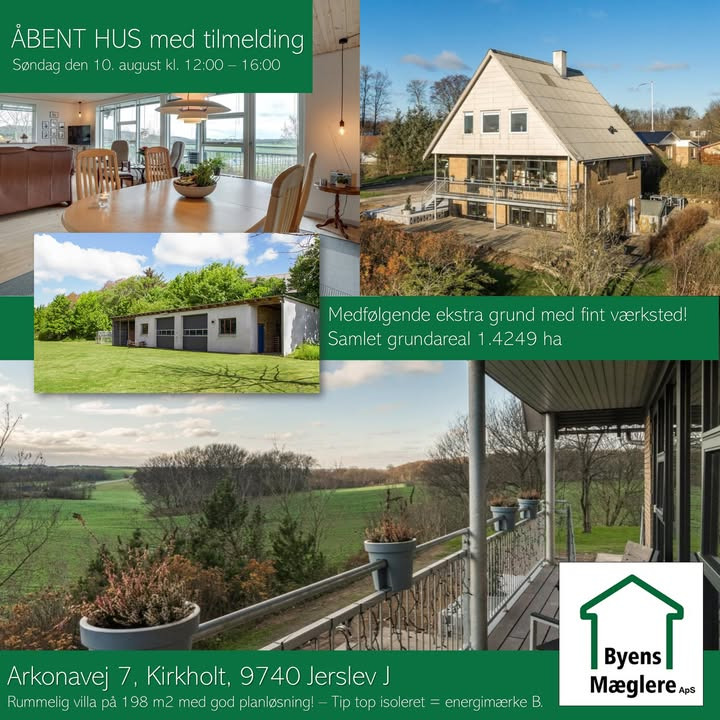 Byens Mæglere ApS, Hjørring inviterer til åbent hus på Arkonavej 7, Kirkholt