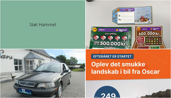 Nyt fra TT CARS ApS, CENTER KIOSKEN  og Oscar Biludlejning