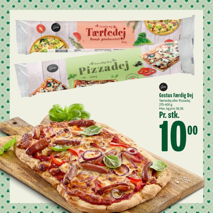 Min Købmand, Nim gør pizzabagning lettere med færdig pizzadej fra Gestus