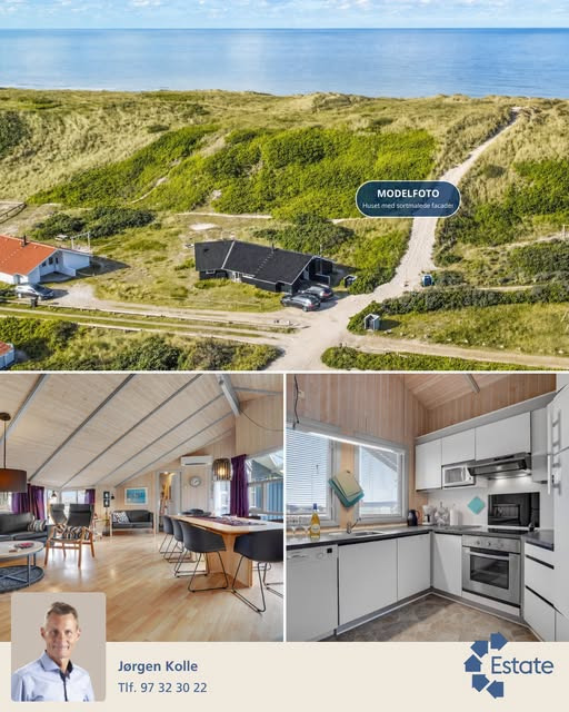 Estate Vestjylland præsenterer unikt sommerhus i første klitrække
