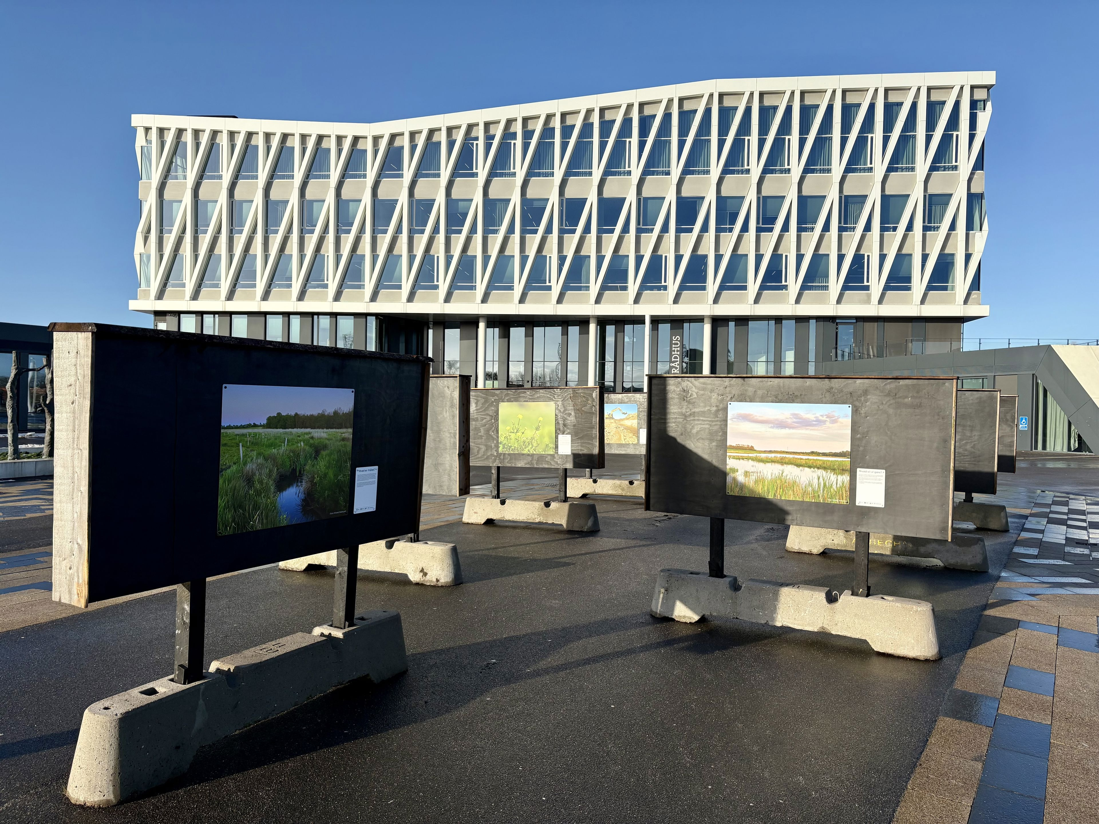 Ny udstilling på Rådhuspladsen viser Viborg Kommunes grønne klimatiltag og samarbejde om naturprojekter