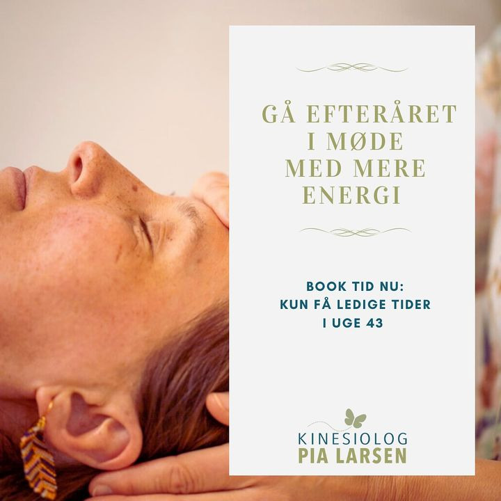 Kinesiolog - Pia tilbyder hjælp til at få energien tilbage i den mørke tid