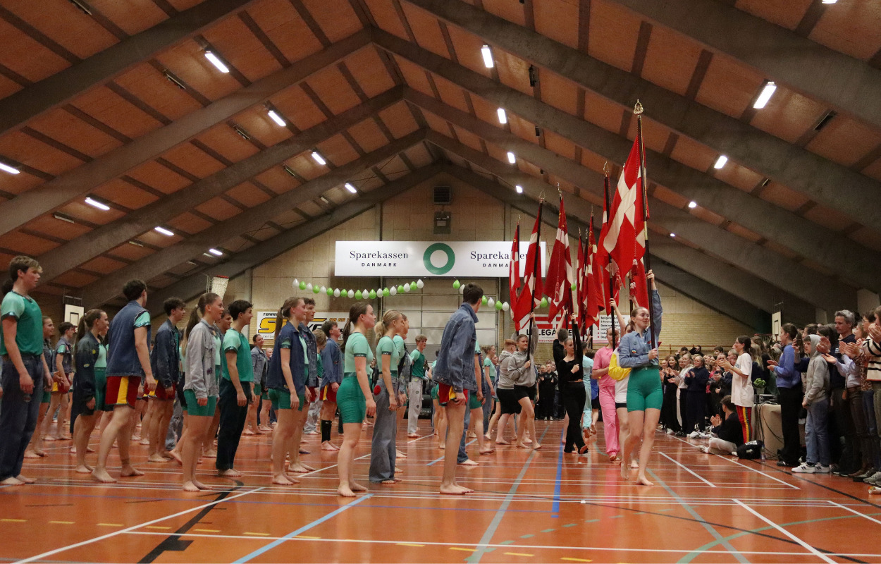 Valsgaard Gymnastikforening er klar til forårets efterskoleopvisninger i Valsgaard Hallen