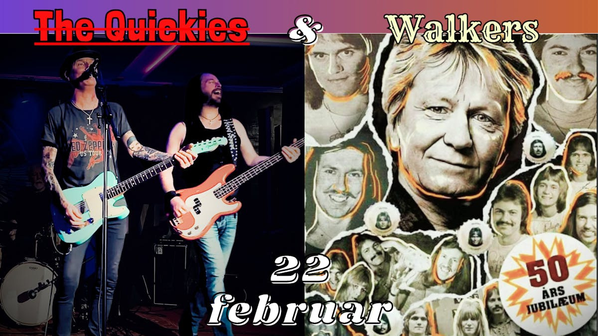 Dobbeltkoncert med Lollipops og Walkers på Udby Kro