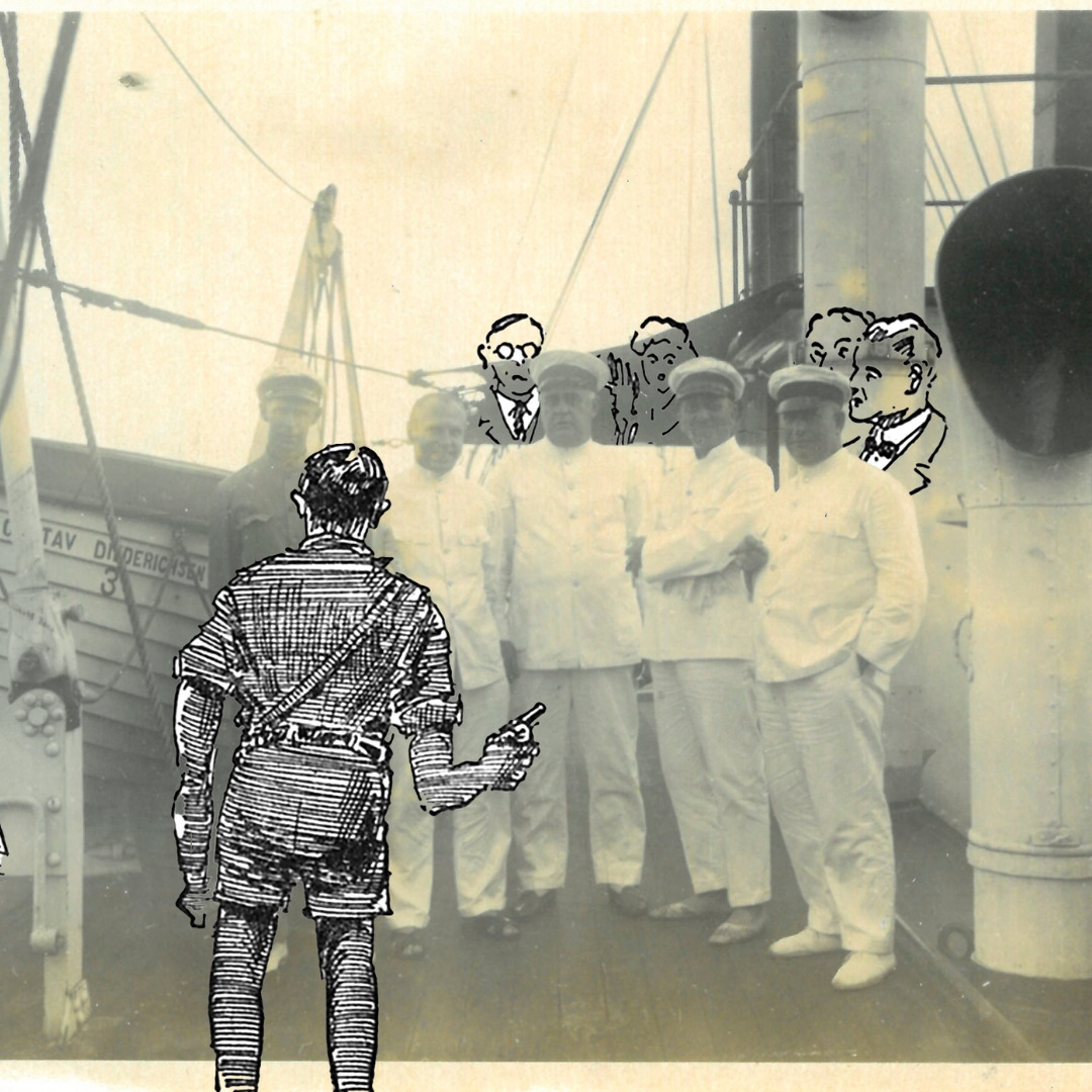 Spændende foredrag om kapringen af dampskibet Gustav Diederichsen