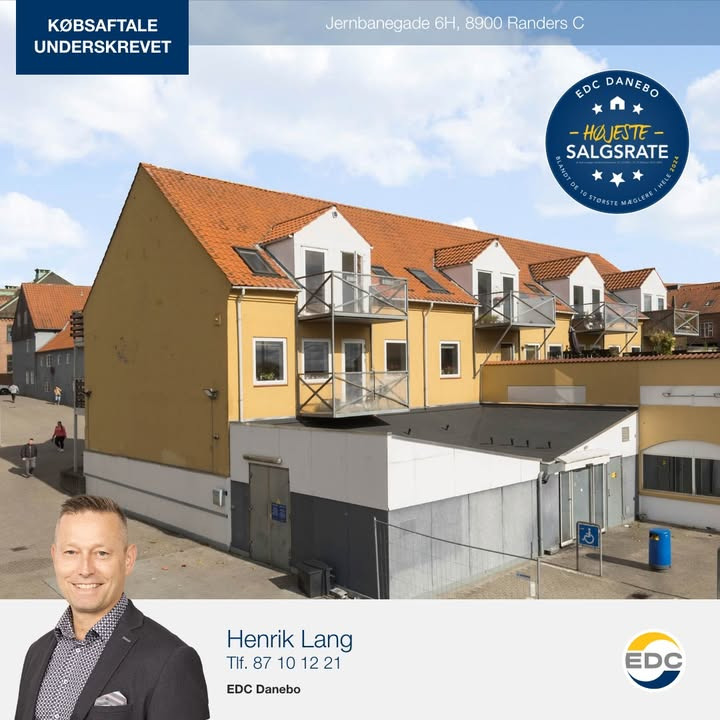 EDC Danebo underskriver købsaftale på Jernbanegade 6H i Randers C