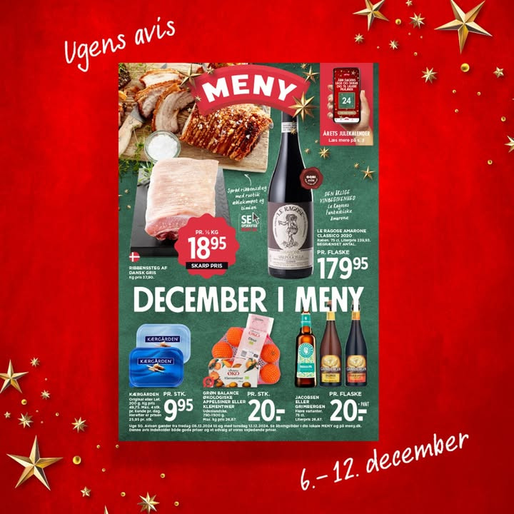 Meny Klarup inviterer til juleshopping med skarpe priser op til jul