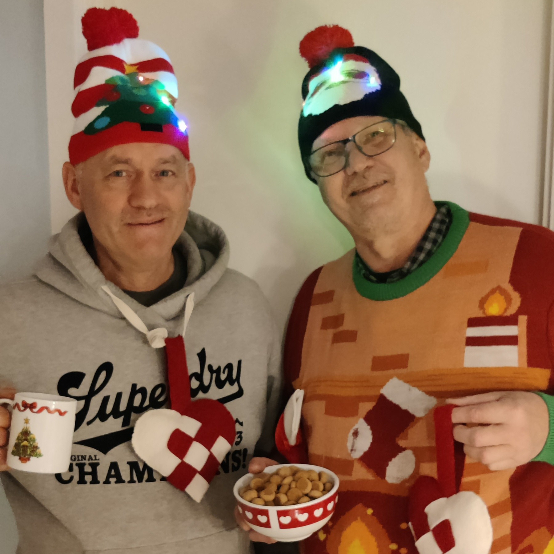 Børns Voksenvenner byder på pebernødder og gløgg foran Kvickly i Tønder