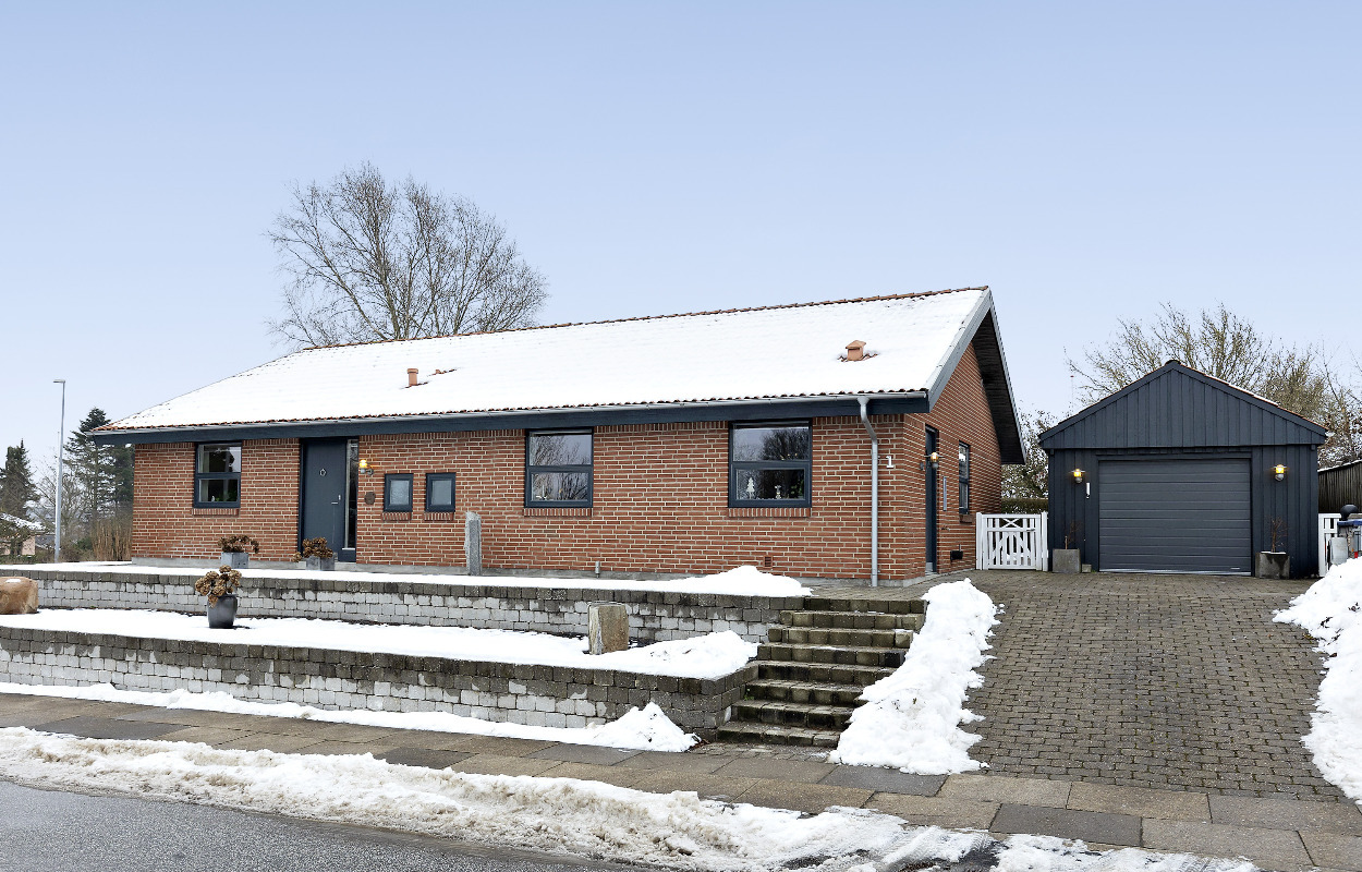 Indbydende etplansvilla i populære Helsted