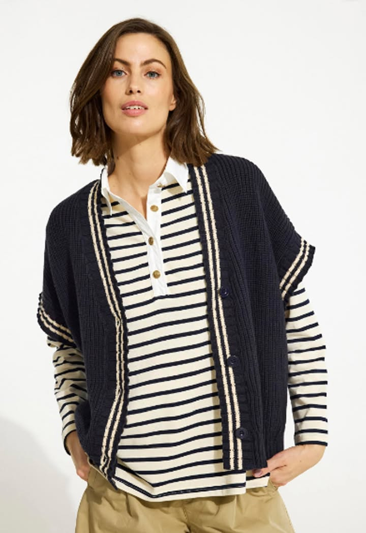 Rosengreen tilbyder rabat på lækker strikvest med begrænset returret