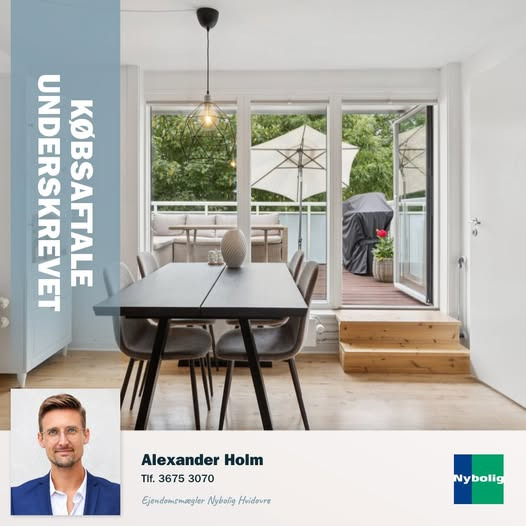 Nybolig Hvidovre - Alexander Holm ApS sælger lejlighed på under 2 uger