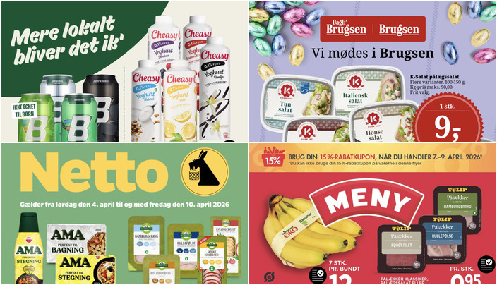 Friske Pink Lady æbler til 18 kr. og K-Salat pålægssalat til 9 kr. - se de lokale dagligvaretilbud