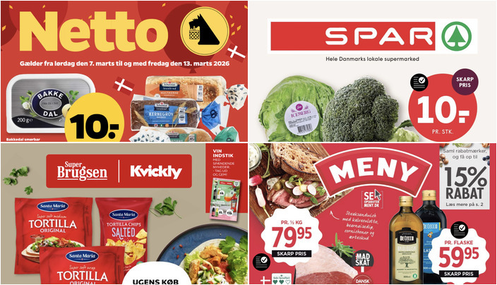 Rema 1000 leverpostej til 5 kr. og flæsk i skiver hos Føtex for 49 kr. - se ugens lokale tilbud