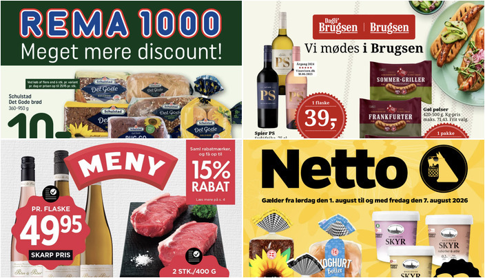 Gode tilbud på Spier PS vin til 39 kr. og Merrild kaffe til 55 kr. i Thy