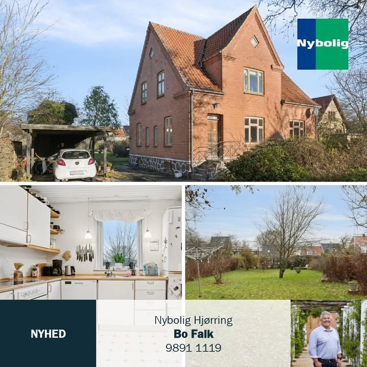 Nybolig Hjørring tilbyder indbydende ejerlejlighed med egen have i hjertet af Hjørring