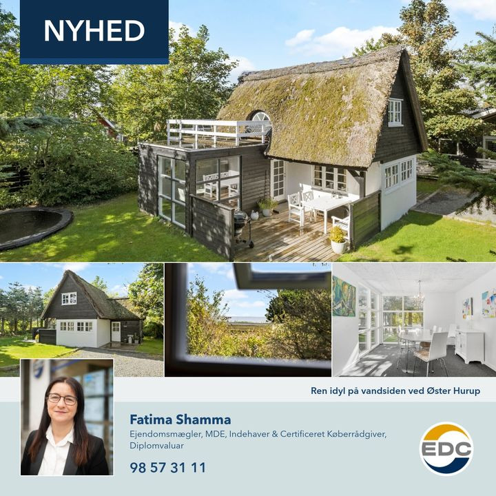 EDC Hadsund og Øster Hurup: Nyt skønt sommerhus til salg