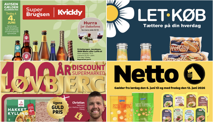 Økologisk piskefløde til 10 kr. og Breezer til samme pris - Se de lokale tilbud