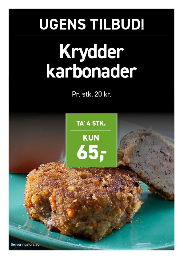 Slagter Byskov præsenterer ugens tilbud i uge 34